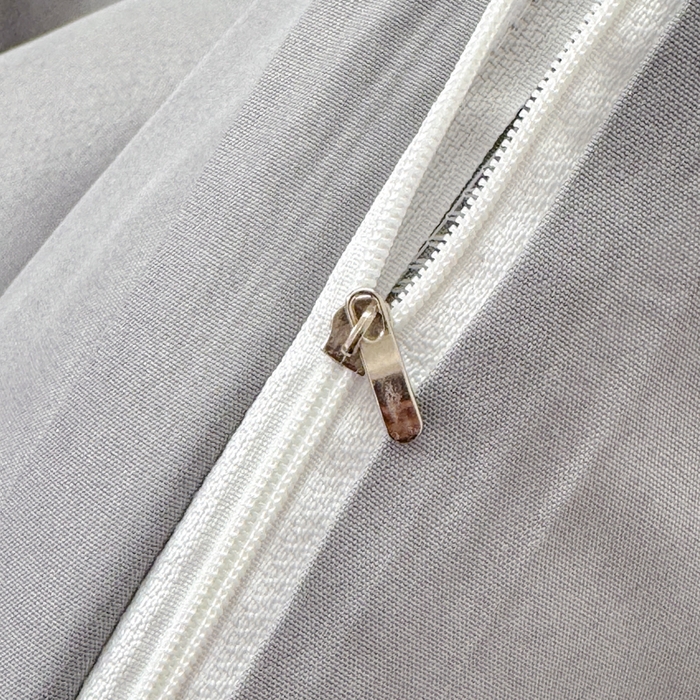 91家纺网 家纺一手货源 找家纺 莎臣豹 2026新款水洗棉磨毛原棉纯色印花简约风四件套风格二 绅士灰