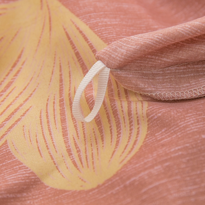 91家纺网 家纺一手货源 找家纺 莎臣豹 2026新款水洗棉磨毛原棉纯色印花简约风四件套风格二 甜蜜的心