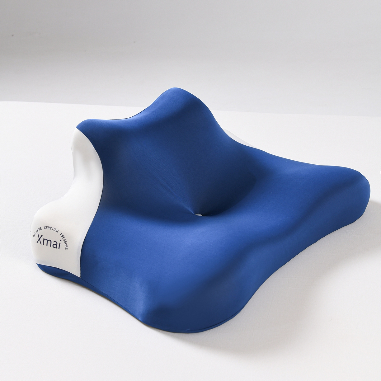 91家纺网 家纺一手货源 找家纺 珍贝家纺 【源头厂家】2026新款多功能手机趴睡枕-人体工学床上趴睡枕芯趴着睡觉玩手机神器枕头枕芯 海洋蓝