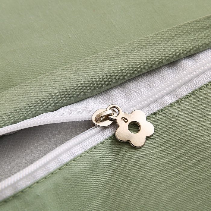 91家纺网 家纺一手货源 找家纺 蔻眠 憨憨熊-全棉双层纱卡通荞麦护颈枕头儿童学生荞麦枕芯 憨憨熊-绿色