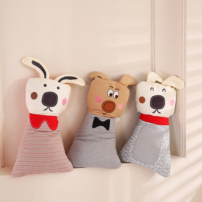 91家纺网 家纺一手货源 找家纺 （总）蔻眠 动物园-全棉儿童卡通荞麦护颈枕头学生枕芯