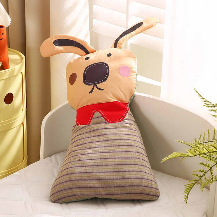 91家纺网 家纺一手货源 找家纺 （总）蔻眠 动物园-全棉儿童卡通荞麦护颈枕头学生枕芯