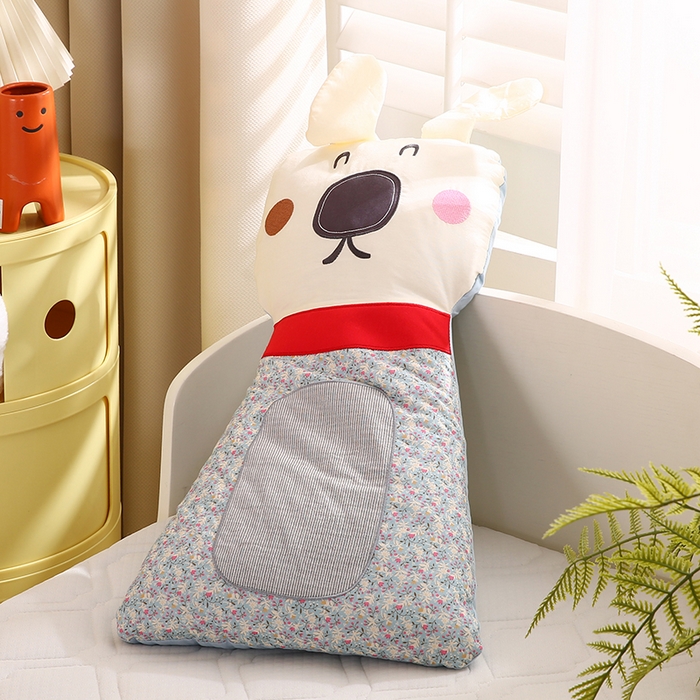 91家纺网 家纺一手货源 找家纺 （总）蔻眠 动物园-全棉儿童卡通荞麦护颈枕头学生枕芯