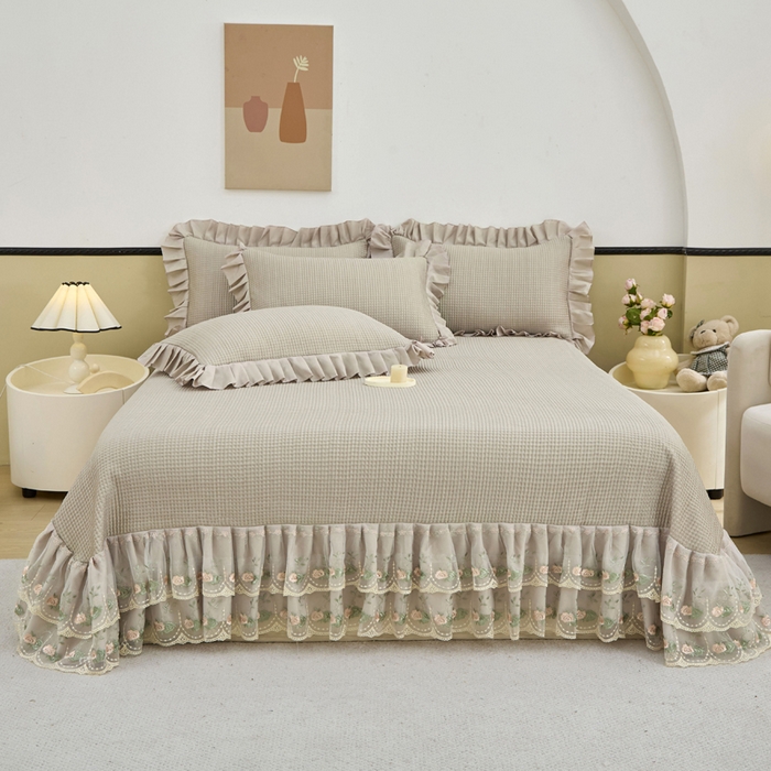 91家纺网 家纺一手货源 找家纺 （总）能好家纺 2026新款冰豆豆华夫格pe凉感席