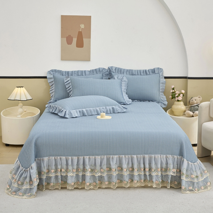 91家纺网 家纺一手货源 找家纺 （总）能好家纺 2026新款冰豆豆华夫格pe凉感席