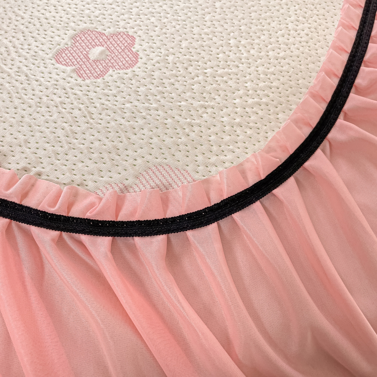 91家纺网 家纺一手货源 找家纺 （总）雅居纺家纺 2026新款夏日花语系列凉感床裙凉席