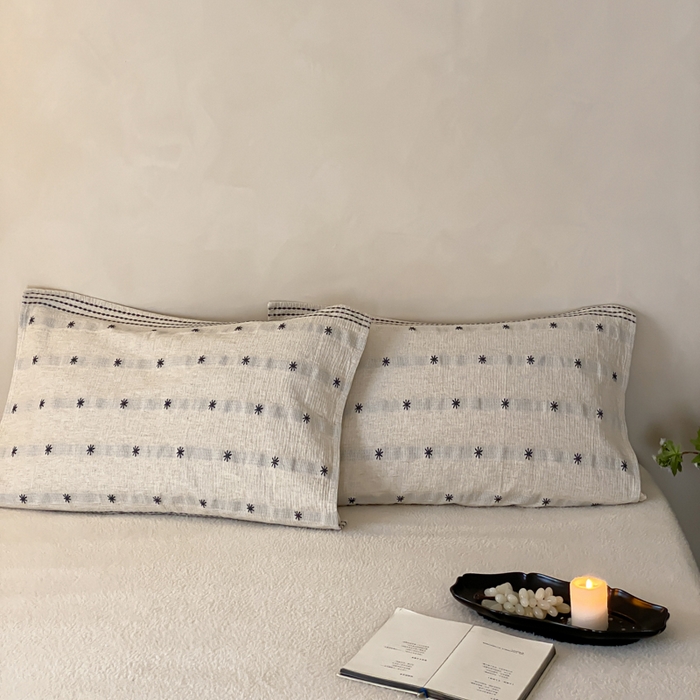 91家纺网 家纺一手货源 找家纺 （总）麻依 2026新款四层纱布亚麻枕巾棉麻