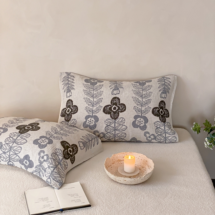 91家纺网 家纺一手货源 找家纺 （总）麻依 2026新款四层纱布亚麻枕巾棉麻