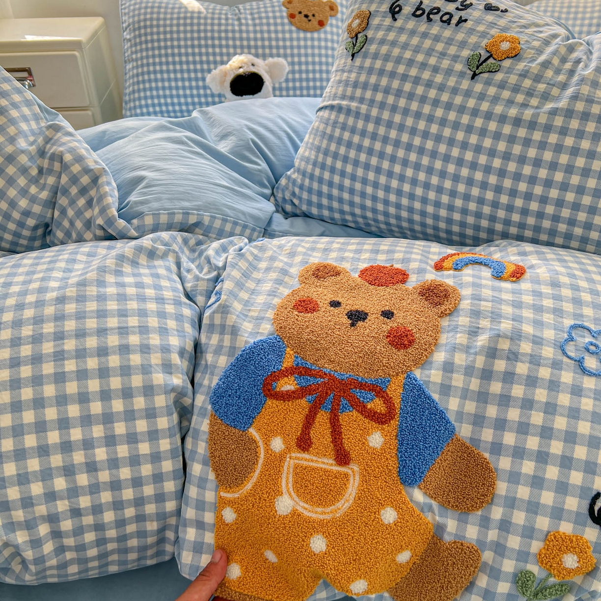 91家纺网 家纺一手货源 找家纺 （总）一比一家纺 2026新款仿棉毛巾绣四件套