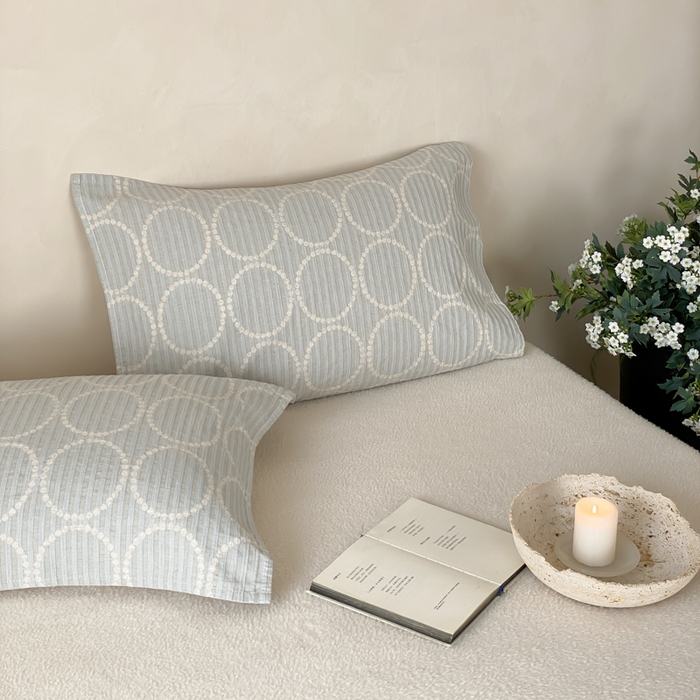 91家纺网 家纺一手货源 找家纺 麻依 2026新款四层纱布亚麻枕巾棉麻 源梦