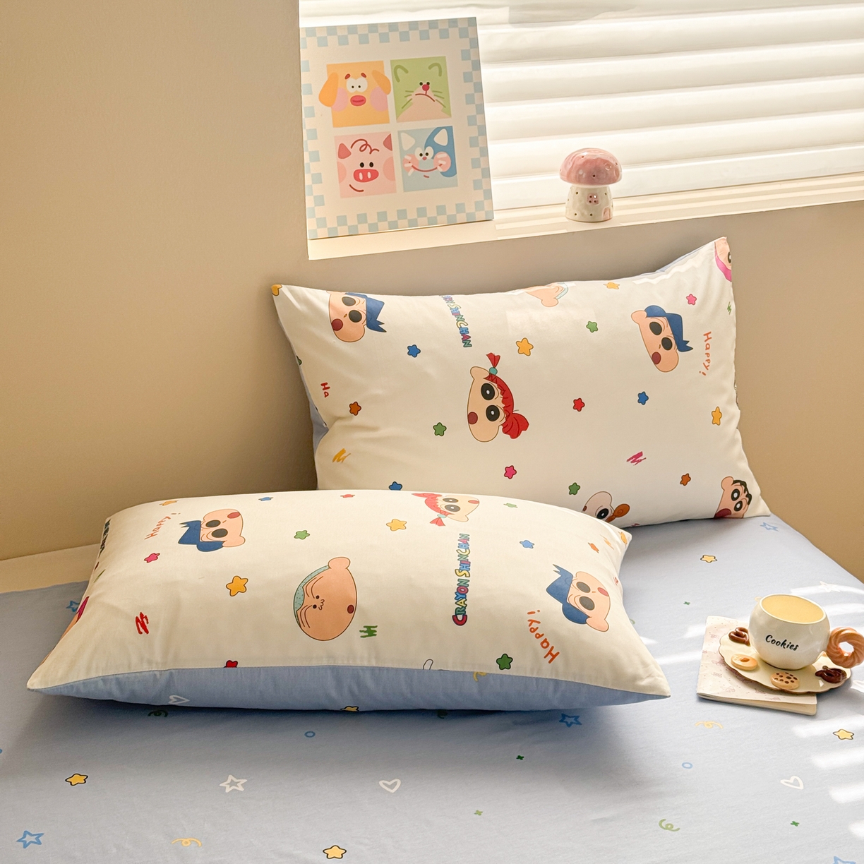 91家纺网 家纺一手货源 找家纺 （总）沐辰 2026春夏新款A类三丽鸥蜡笔小新全棉棉花夏被夏凉被空调被