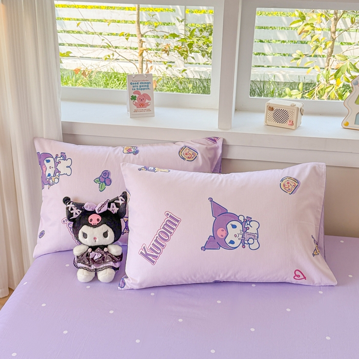 91家纺网 家纺一手货源 找家纺 沐辰 2026春夏新款A类三丽鸥蜡笔小新全棉棉花夏被夏凉被空调被 甜心库洛米