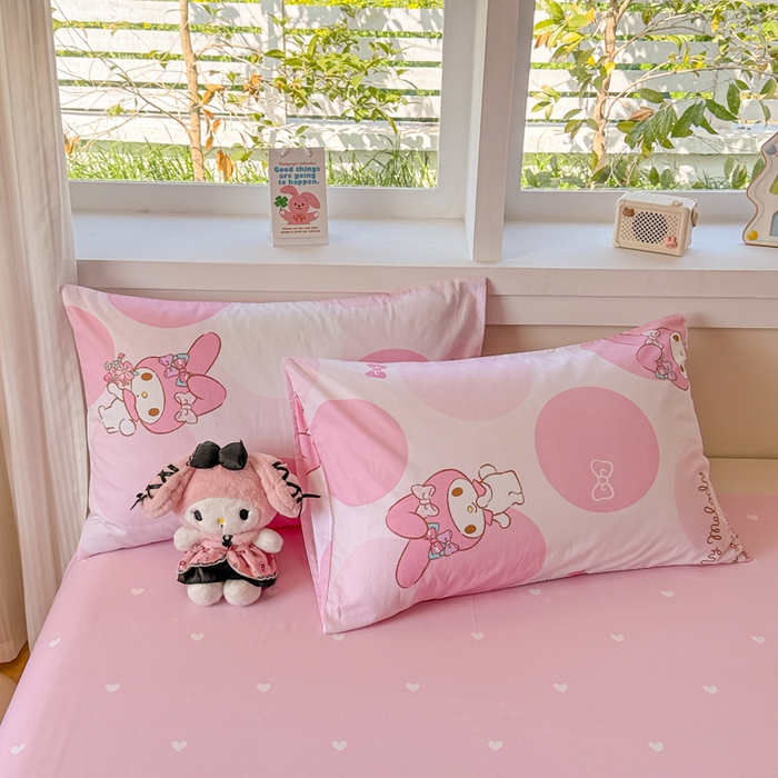 91家纺网 家纺一手货源 找家纺 沐辰 2026春夏新款A类三丽鸥蜡笔小新全棉棉花夏被夏凉被空调被 蝴蝶美乐蒂