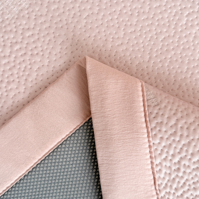 91家纺网 家纺一手货源 找家纺 （总）鑫琪莱家纺 2026新款提花浮雕凉豆豆凉感凉席床单款