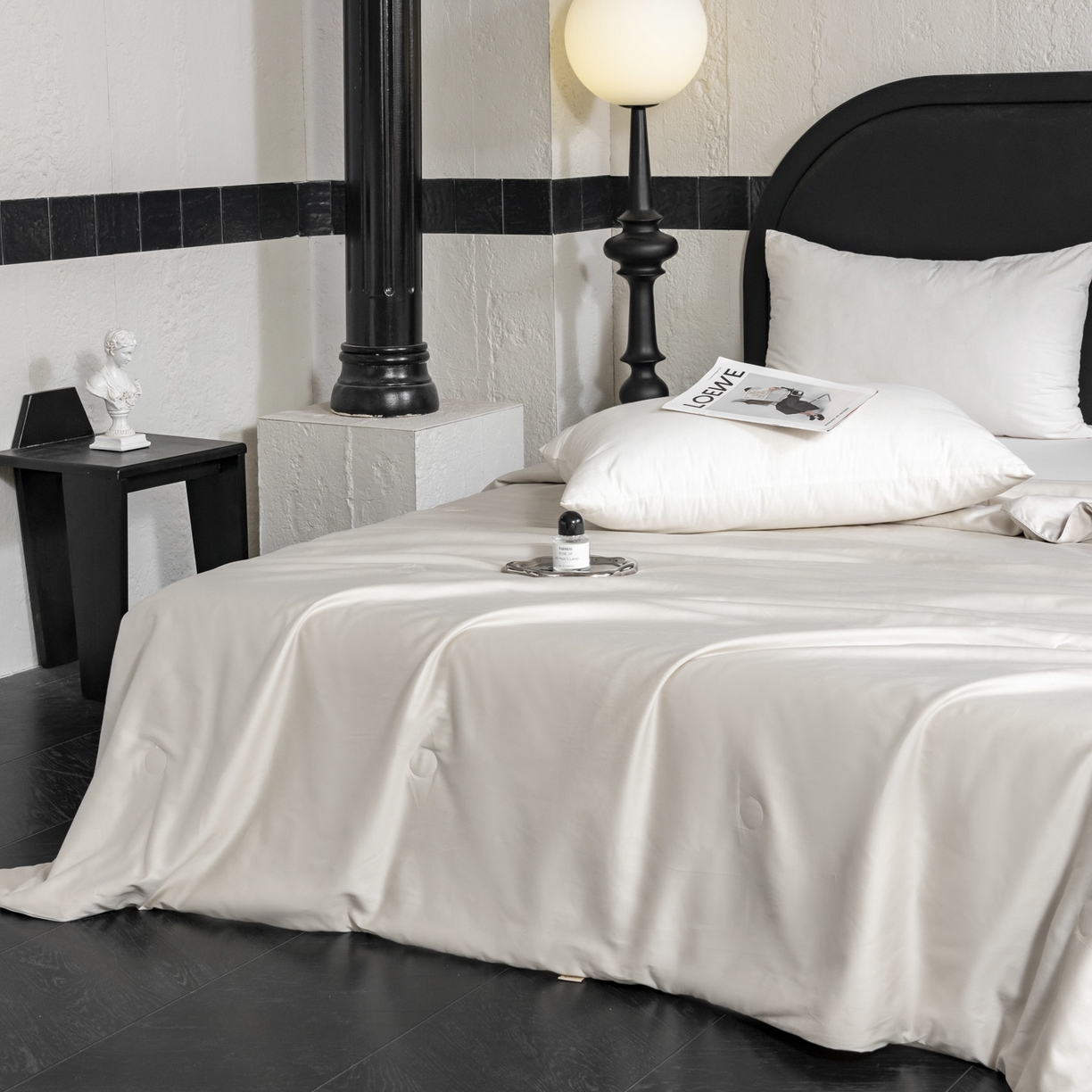 91家纺网 家纺一手货源 找家纺 纪梵茜 2026新款全棉55%豆皇大豆被夏被空调被芯-豆皇 豆皇灰色