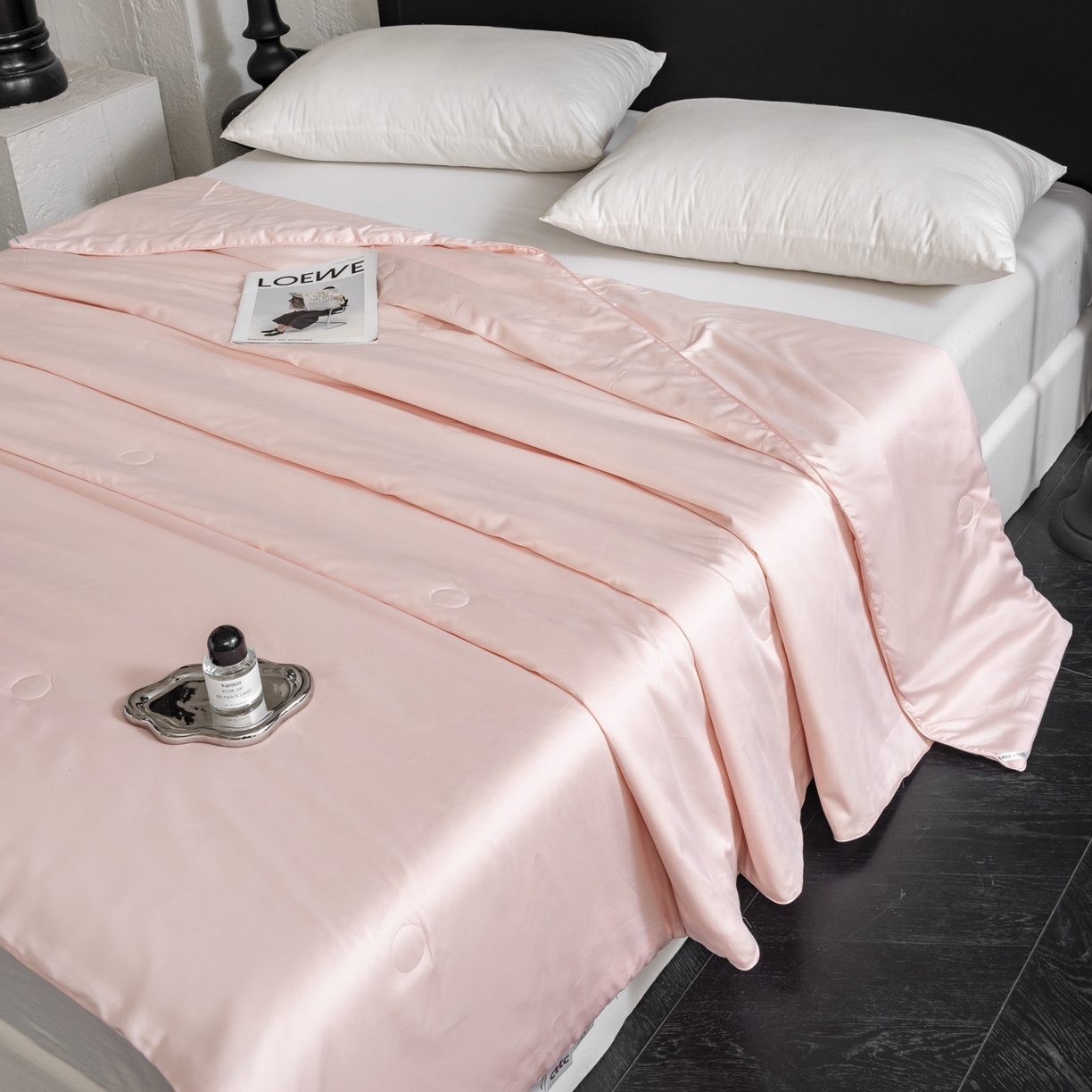 91家纺网 家纺一手货源 找家纺 纪梵茜 2026新款全棉55%豆皇大豆被夏被空调被芯-豆皇 豆皇粉色