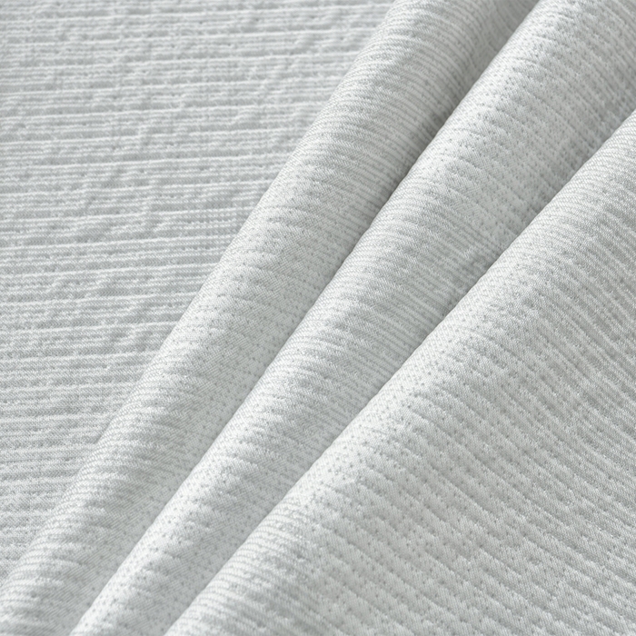 91家纺网 家纺一手货源 找家纺 诺梵家纺 2026新款凉豆豆PE高分子凉感花边床裙凉席三件套 见山-灰