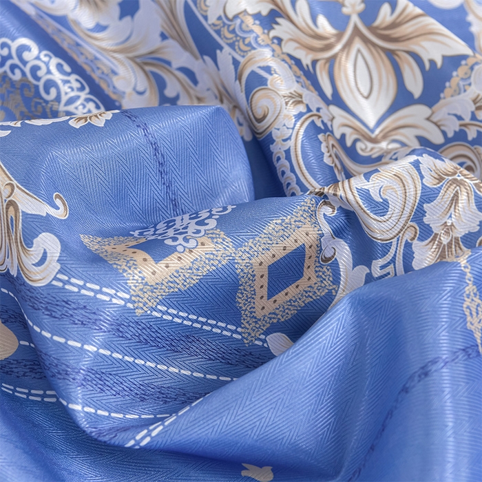 91家纺网 家纺一手货源 找家纺 星窝家纺 2026新款直播电商优选可机洗斜纹提花冰丝凉席三件套 欧曼情调