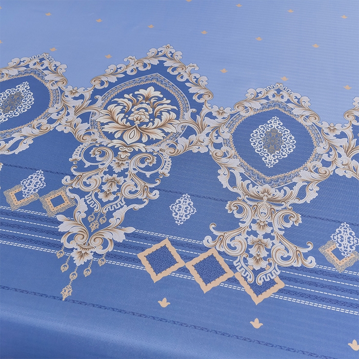 91家纺网 家纺一手货源 找家纺 星窝家纺 2026新款直播电商优选可机洗斜纹提花冰丝凉席三件套 欧曼情调