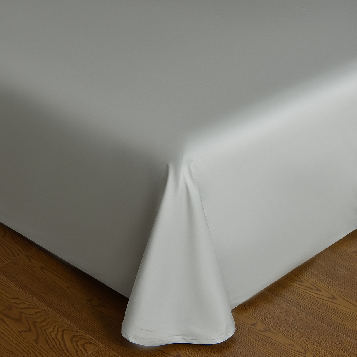 91家纺网 家纺一手货源 找家纺 金昱纺 2026新款全棉50S长绒棉数码印花宽边埋绳款四件套（带精美礼盒包装） 摩卡-绿