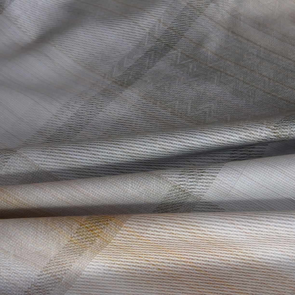 91家纺网 家纺一手货源 找家纺 金昱纺 2026新款全棉50S长绒棉数码印花宽边埋绳款四件套（带精美礼盒包装） 摩卡-绿