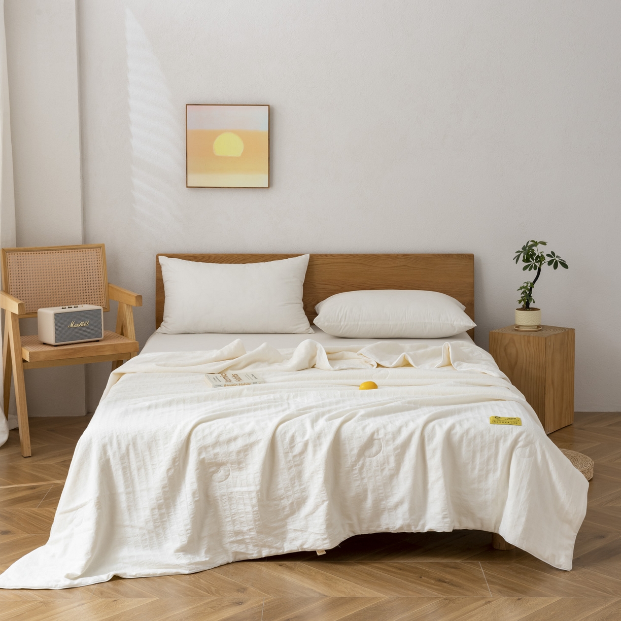 91家纺网 家纺一手货源 找家纺 （总）纪梵茜 2026新款李官奇全棉提花80%大豆原棉被夏被空调被芯-豆缘