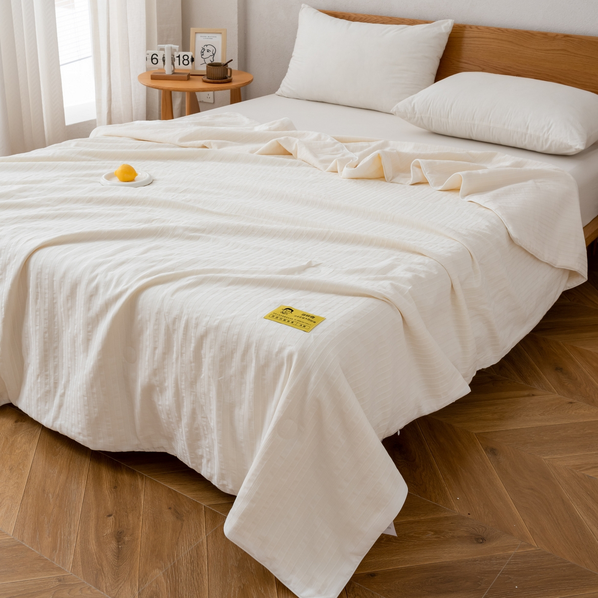 91家纺网 家纺一手货源 找家纺 （总）纪梵茜 2026新款李官奇全棉大提花55%大豆被夏被空调被芯-罗萨