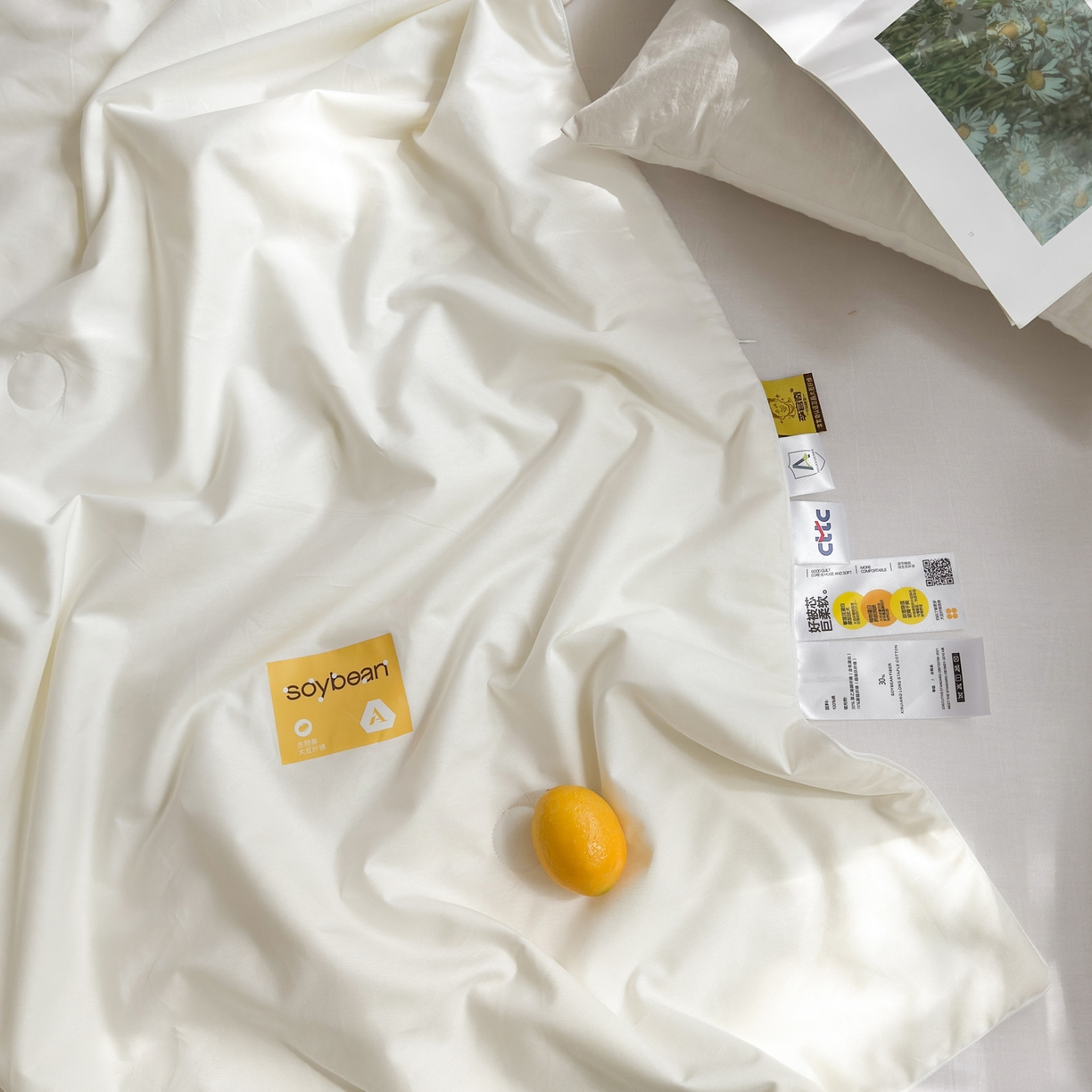 91家纺网 家纺一手货源 找家纺 （总）纪梵茜 2026新款李官奇全棉30%大豆被夏被空调被芯-小棉豆