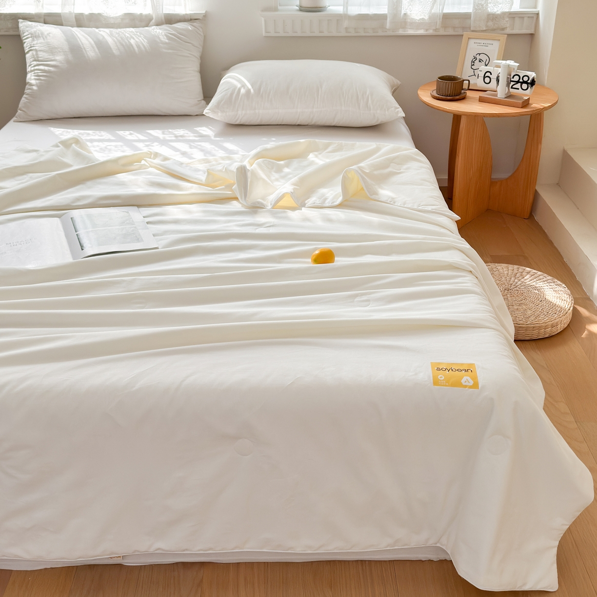 91家纺网 家纺一手货源 找家纺 （总）纪梵茜 2026新款李官奇全棉30%大豆被夏被空调被芯-小棉豆