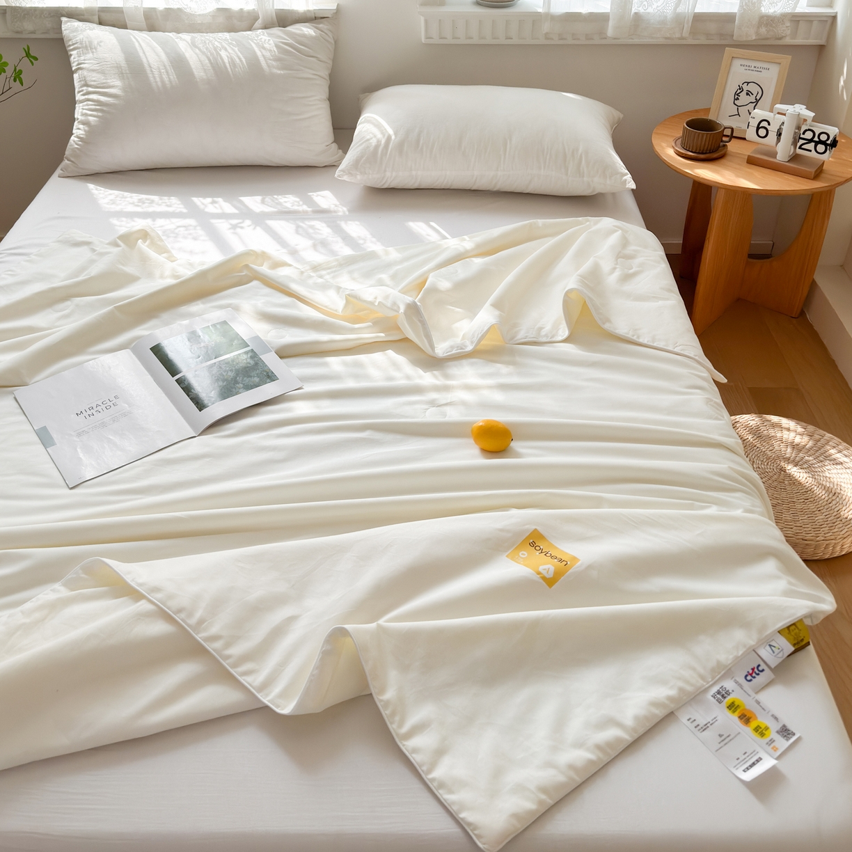 91家纺网 家纺一手货源 找家纺 （总）纪梵茜 2026新款李官奇全棉30%大豆被夏被空调被芯-小棉豆