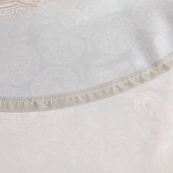 91家纺网 家纺一手货源 找家纺 星窝家纺 2026新款直播电商优选可机洗斜纹提花冰丝凉席三件套 奢雅灰