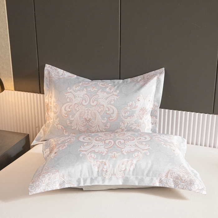 91家纺网 家纺一手货源 找家纺 星窝家纺 2026新款直播电商优选可机洗斜纹提花冰丝凉席三件套 奢雅灰