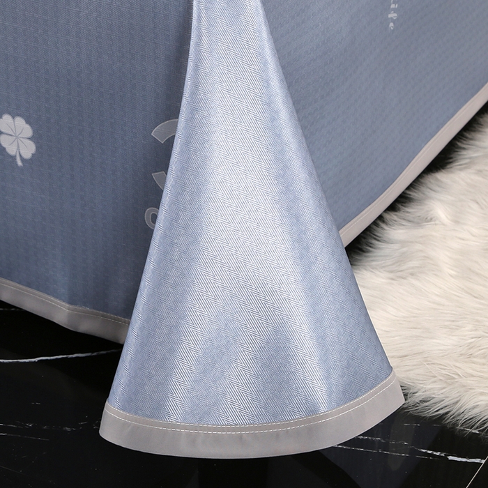 91家纺网 家纺一手货源 找家纺 星窝家纺 2026新款直播电商优选可机洗斜纹提花冰丝凉席三件套 时尚小熊