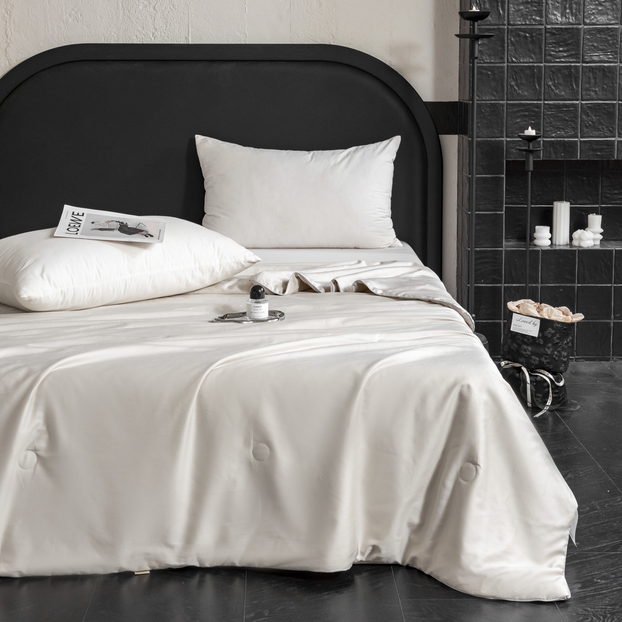 91家纺网 家纺一手货源 找家纺 A+爱家（纪梵茜） 2026新款全棉55%豆皇大豆被夏被空调被芯-豆皇 豆皇灰色