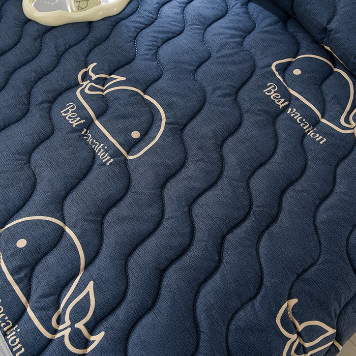 91家纺网 家纺一手货源 找家纺 圣楚家纺 2026新款清柔水洗夏被被子被芯 鲸鱼