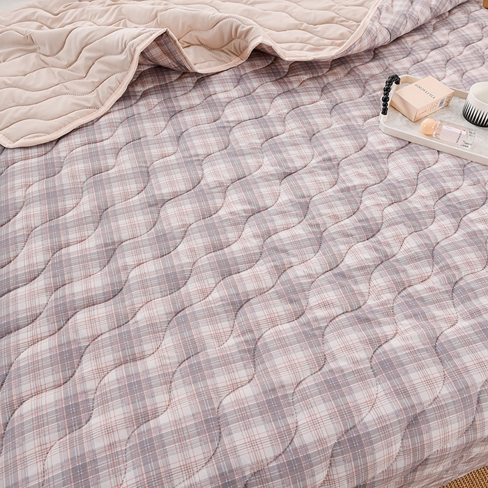 91家纺网 家纺一手货源 找家纺 圣楚家纺 2026新款清柔水洗夏被被子被芯 晨晓