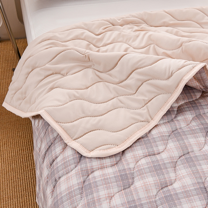 91家纺网 家纺一手货源 找家纺 圣楚家纺 2026新款清柔水洗夏被被子被芯 晨晓