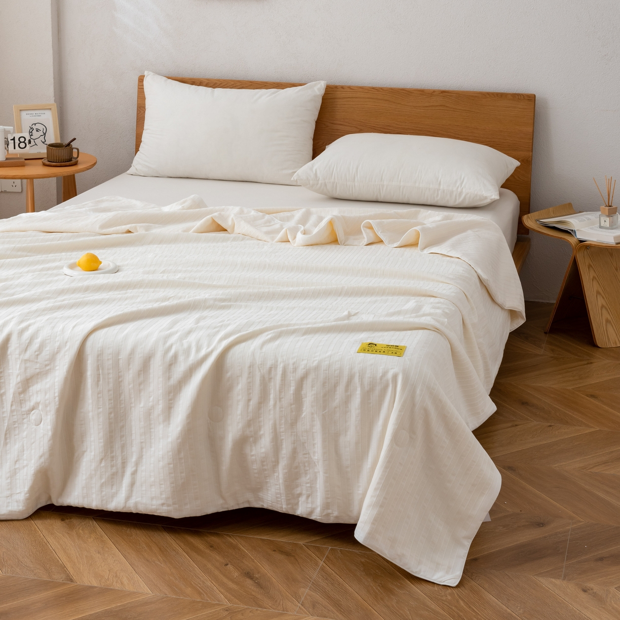 91家纺网 家纺一手货源 找家纺 （总）A+爱家（纪梵茜） 2026新款李官奇全棉大提花55%大豆被夏被空调被芯-罗萨