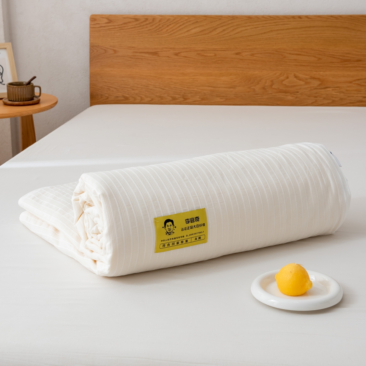 91家纺网 家纺一手货源 找家纺 （总）A+爱家（纪梵茜） 2026新款李官奇全棉大提花55%大豆被夏被空调被芯-罗萨