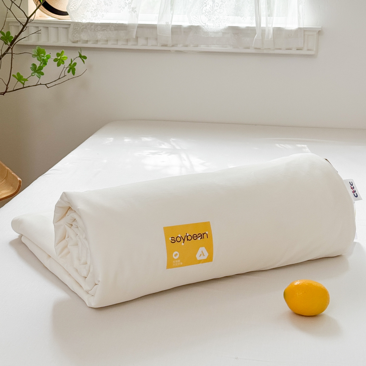 91家纺网 家纺一手货源 找家纺 （总）A+爱家（纪梵茜） 2026新款李官奇全棉30%大豆被夏被空调被芯-小棉豆