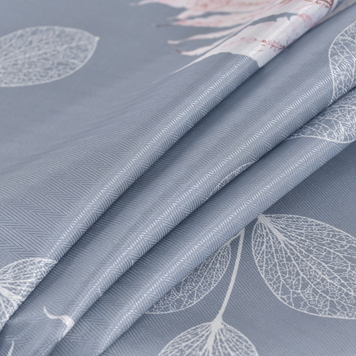 91家纺网 家纺一手货源 找家纺 星窝家纺 2026新款直播电商优选可机洗斜纹提花冰丝凉席三件套 叶叶风情