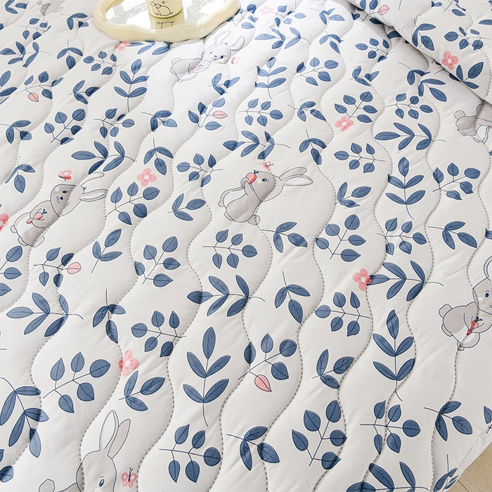 91家纺网 家纺一手货源 找家纺 圣靓家纺 2026新款清柔水洗夏被被子被芯 妮露