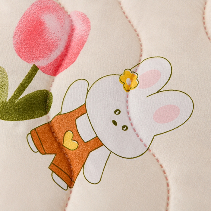 91家纺网 家纺一手货源 找家纺 圣靓家纺 2026新款清柔水洗夏被被子被芯 甜谧