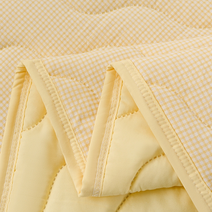 91家纺网 家纺一手货源 找家纺 圣靓家纺 2026新款清柔水洗夏被被子被芯 唯一-黄