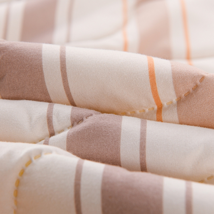 91家纺网 家纺一手货源 找家纺 圣靓家纺 2026新款清柔水洗夏被被子被芯 彩条