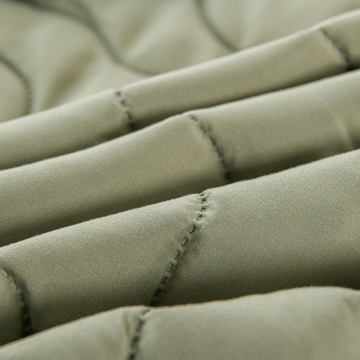 91家纺网 家纺一手货源 找家纺 圣靓家纺 2026新款清柔水洗夏被被子被芯 绿小格