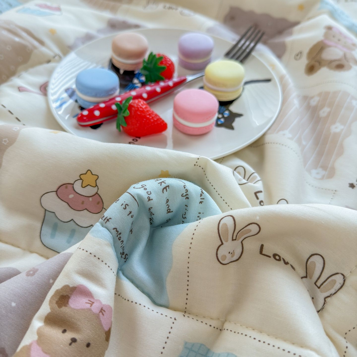 91家纺网 家纺一手货源 找家纺 （总）晨晨家纺 2026新款双面全棉花边款新疆棉花夏被