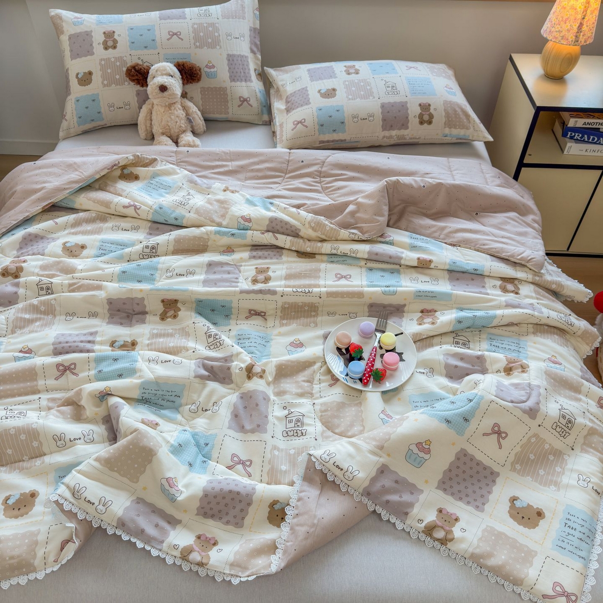 91家纺网 家纺一手货源 找家纺 （总）晨晨家纺 2026新款双面全棉花边款新疆棉花夏被