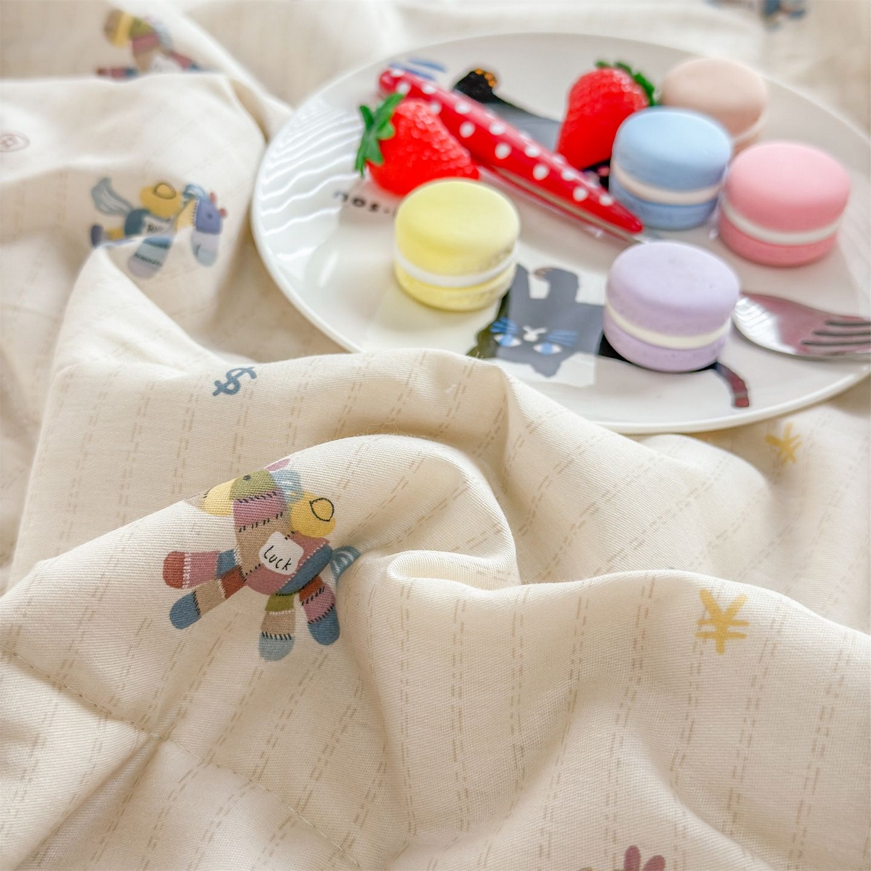 91家纺网 家纺一手货源 找家纺 晨晨家纺 2026新款双面全棉花边款新疆棉花夏被 马上有钱