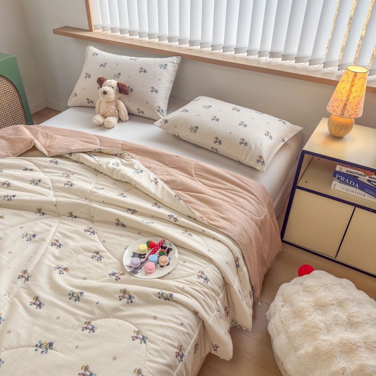 91家纺网 家纺一手货源 找家纺 晨晨家纺 2026新款双面全棉花边款新疆棉花夏被 马上有钱